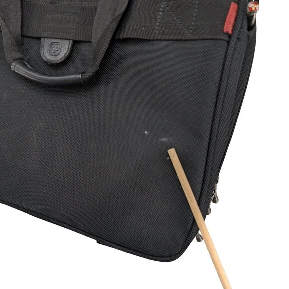 Wenger Swiss Gear The Legacy Laptop Briefcase Travel Bag Black Travel Crossbody - Picture 12 of 12